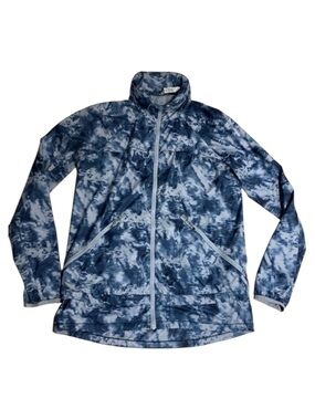 lululemon athletica Sea Side Tie-Dye Jacket in Blue and Silver